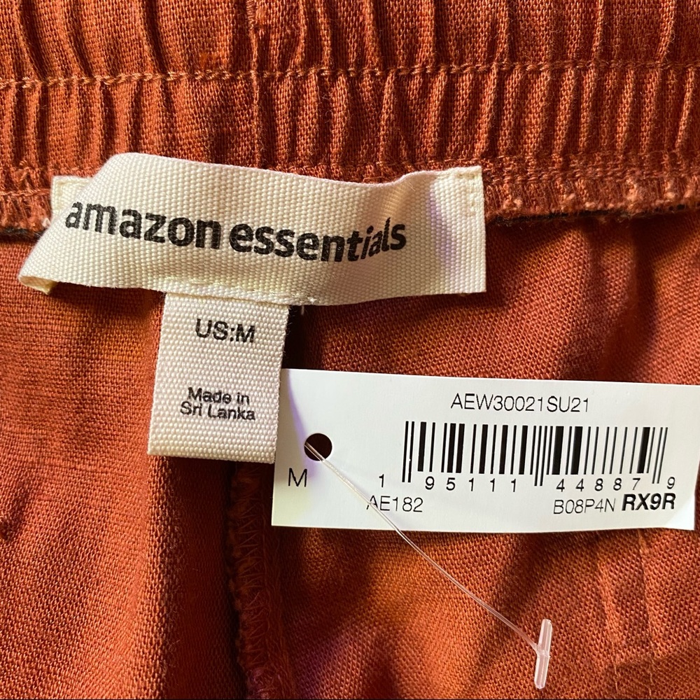 Amazon Essentials Women's 5" Inseam Drawstring Linen Blend - Picture 4 of 9